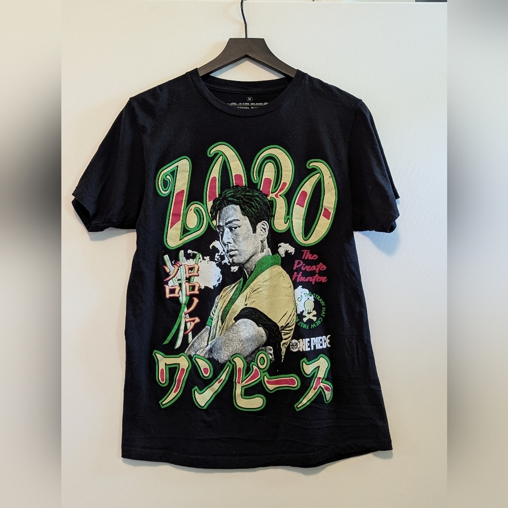 One Piece Ripple Junction Retro Japanese Tee Unisex Medium Excel Used Cond Manga